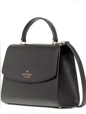 Kate Spade New York Darcy Black Pebble Leather Top-Handle Satchel
